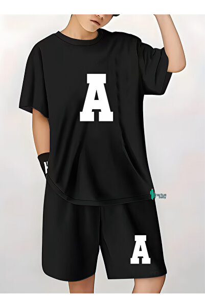 CACTUS COLLECTION SETURI DE PANTALONI SCURTĂ CU LITERE IMPRIMATE tricou SETURI