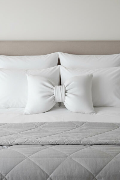 canbow وسادة زخرفية على شكل فيونكة، وسادة قماشية مزينة بفيونكة محشوة من الداخل