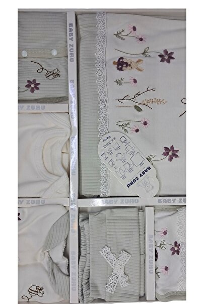 Avşar Baby Zuhu Sevimli Tavşan ve Arı Desenli Organik Pamuklu Mevsimlik Yenid...