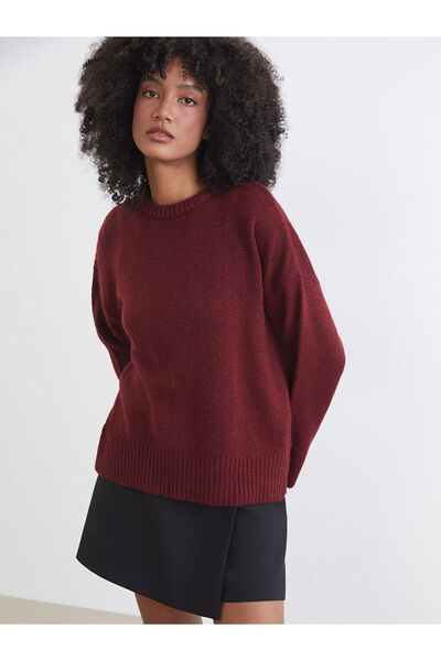 LC Waikiki Rmz Gi̇yi̇m Farkiyla Zero Roba Collar Women's Knitwear Sweater
