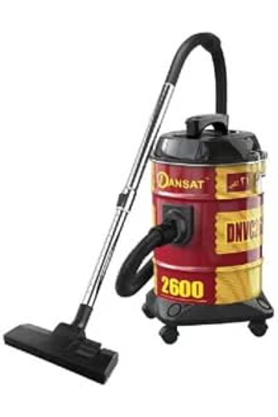 Dansat Barrel Vacuum Cleaner 21L 1400 W Dnvc2600B Red/Yellow