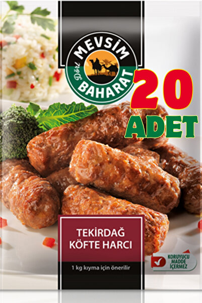 Dört Mevsim Baharat 20 ADET Tekirdağ Köftesi Harcı – Pratik ve Lezzetli Kolay...