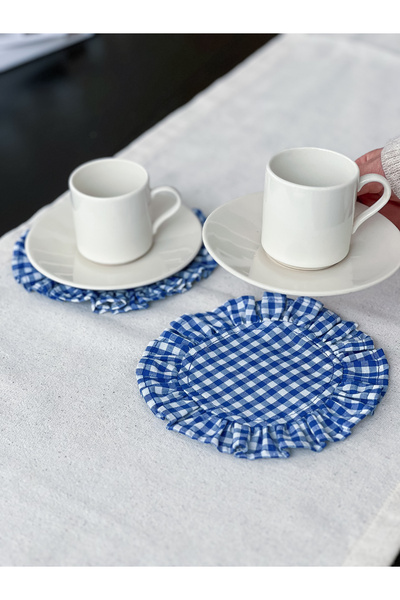 KaiAtelier Sea Round Ruffled Coaster