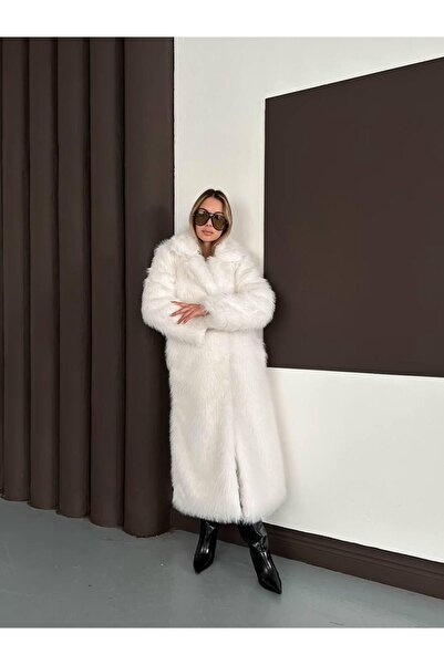 ALVOR Shawl Collar Long Premium Fur