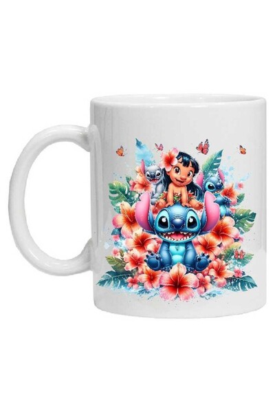 CRD PRINT Personalized mug with print "LILO & STITCH 5" - white ceramic, 330 ml