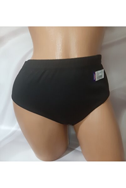 Butik Black High-Waisted Plus-Size Ribbed Women's Panties