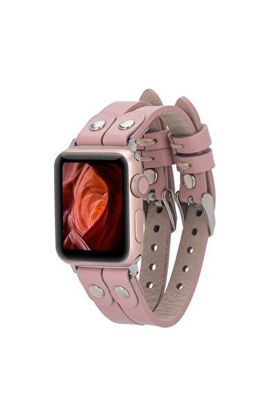 PLM Apple Watch Compatible Leather Cord Ely Double Tour St Nu2