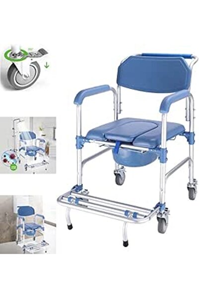 Generic commode chair designed for elderly, pregnant 4 IN 1