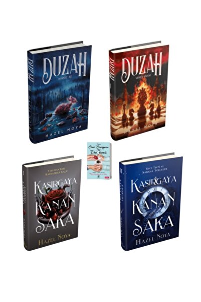 Ephesus Yayınları Duzah 1, 2 Kasırgaya Kanan Saka 1, 2 Hazel Noya 4 Kitap Cil...