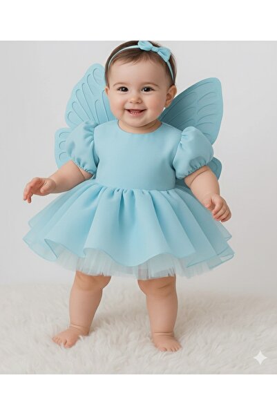 Mirace Styl Rochie de seara pentru copii cu fluturi, organizare nunta, rochie...