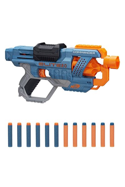 zola Toy gun, Zola®, NERF Elite 2.0 Commander RD 6, with 12 darts, blue/orange