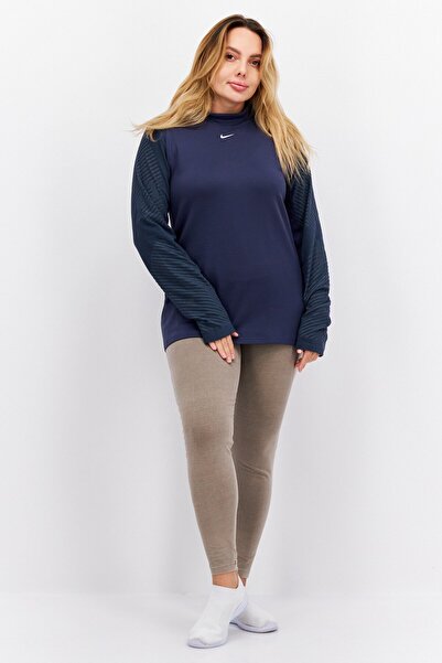 Nike Women Sportswear Fit Brand Logo Training Top, Grey