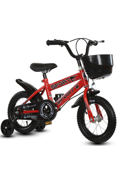 NBW Children's bicycle with training wheels and brakes, NBW, 14 inch