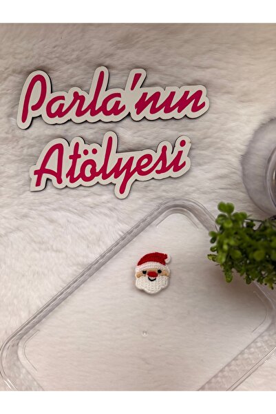 SOFT Новорічна шпилька з фігуркою Діда Мороза