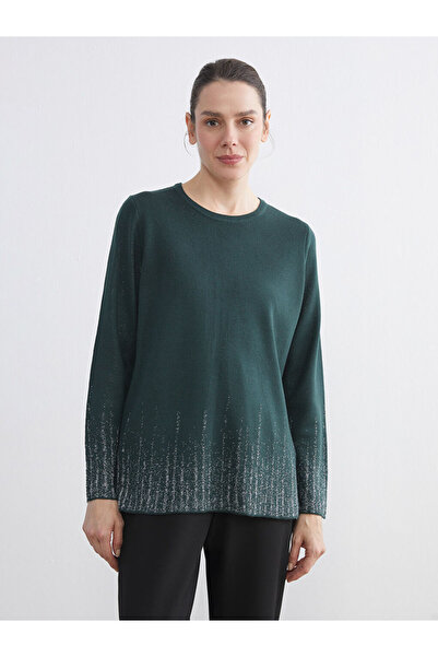 LC Waikiki Rmz Gi̇yi̇m Farkiyla Zero Roba Collar Embroidered Women's Knitwear...