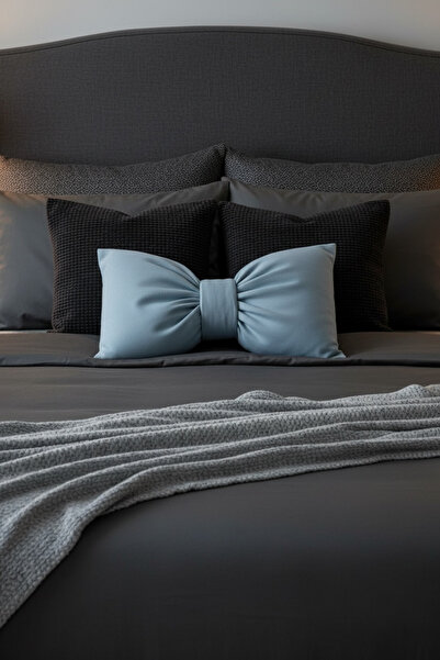 canbow Bowknot Appearance Throw Pillow Decorative Fabric Pillow with Inner Filling Bowknot Throw Pillow