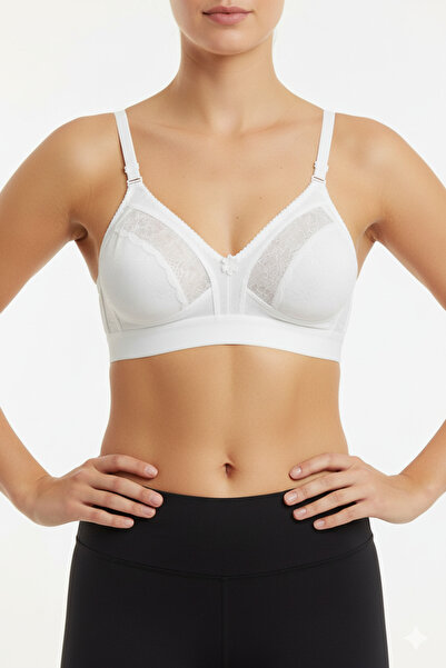 EBRULİ LİNGERİE يبرز انحناءات الجسم حمالة صدر ليز ذات ستة أشرطة مطاطية واسعة