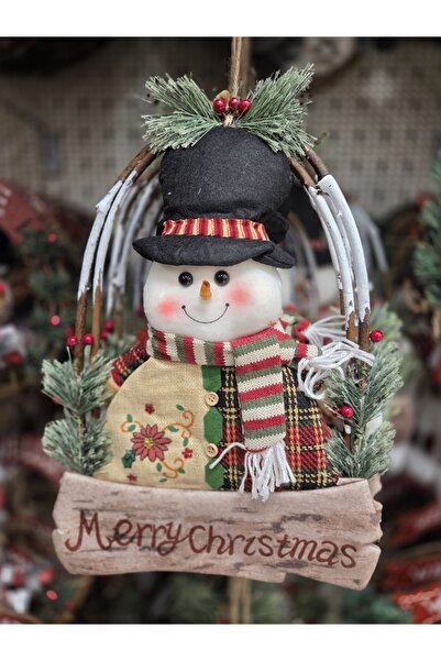 Jumbo SNOWMAN DOOR WREATH ORNAMENT