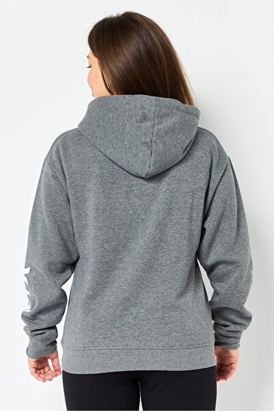 Hurley Women Sportswear Fit Long Sleeve Outdoor Hoodies, Grey