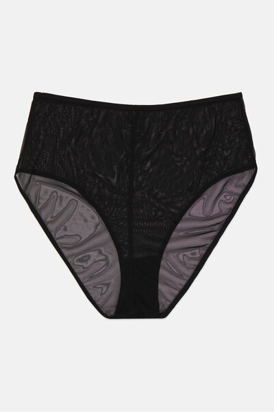 Reserved Women Textured Pantie, Black