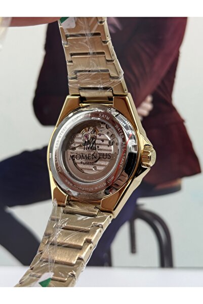 Momentus GOLD AUTOMATIC MEN'S WRISTWATCH 5 ATM WATERPROOF