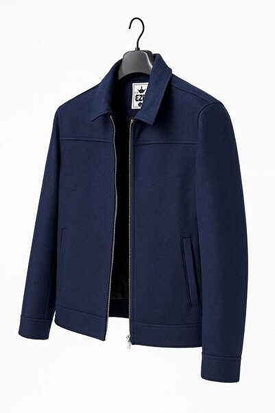 CLASSİCS MEN Claassics Men Men's Oversized Short Cashmere Coat Jacket - 7435