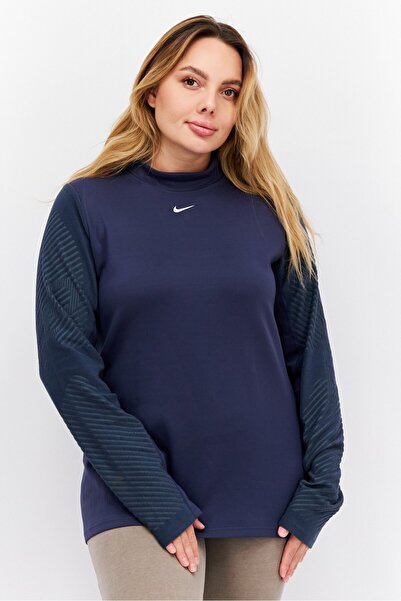 Nike Women Sportswear Fit Brand Logo Training Top, Grey