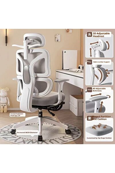 mumtaz sa Ergonomic Computer Chair, Comfortable Office Desk Chair with Adjustable Height & Back Support