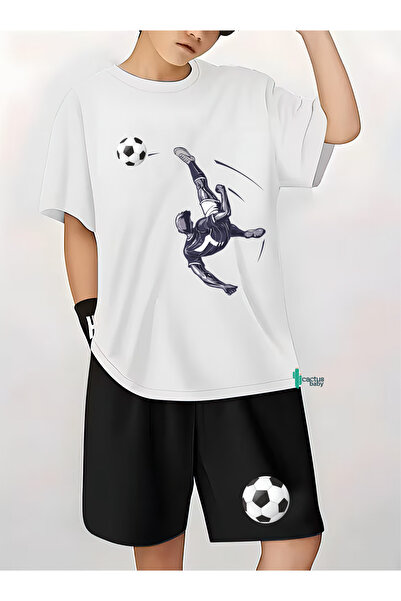 CACTUS COLLECTION SETURI DE PANTALONI SCURTĂ CU IMPRIMARE FOTBAL tricou SETURI