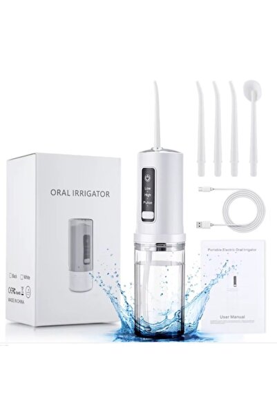 AMYMAT Irigator oral portabil reîncărcabil USB – 240 ml, 3 moduri de presiune...