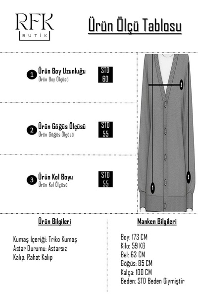 RFK Butik Women's Skirt Top with Bow Detail Pinterest Hijab Cardigan - Beige