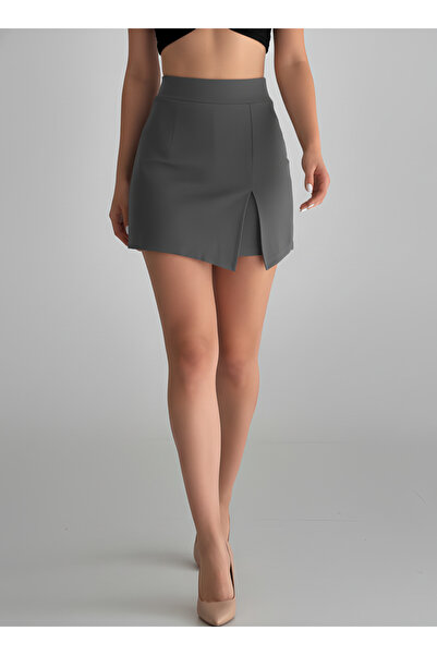 SLAW REZZ Slit Women's Shorts Skirt with Front