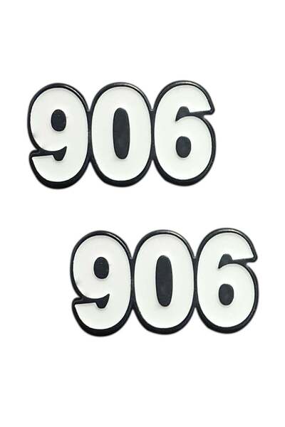no markte ملصق هاتف محمول رقم 906 - مجموعة من قطعتين