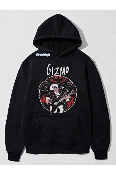DEEFWEAR Сия Гремлинс Гизмо Баскъл Овърсайз Худи Унисекс Суитшърт-Trendmingle