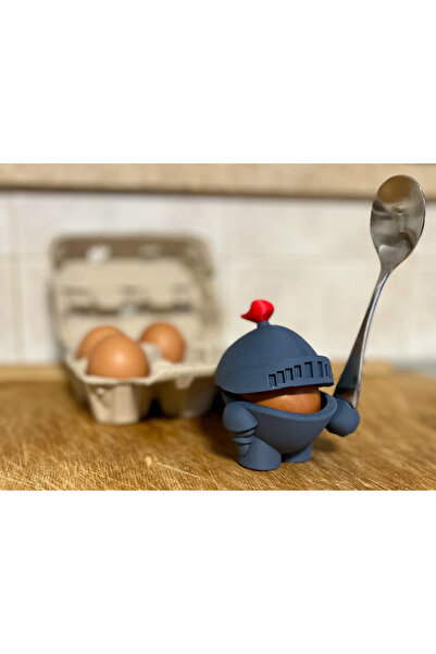 HasFar Tech 4-Piece Presentation Tray Knight Egg Cup