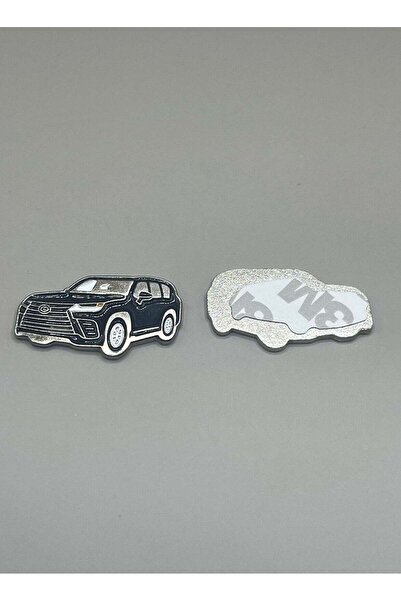 Generic ملصق معدني – تصميم سيارة لكزس الرياضية متعددة الاستخدامات