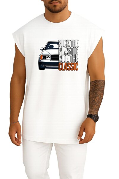Bahriyeli Collection Oversized Plastic Car Use Classic Car Use Chest Printed Athlete