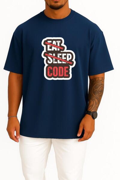 Bahriyeli Collection supradimensionat Mănâncă, dormi și faci cod numai - Prog...