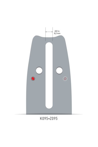 Oregon Chainsaw blade 32 teeth - pitch 3.25 - 38cm - 1.3mm (original)