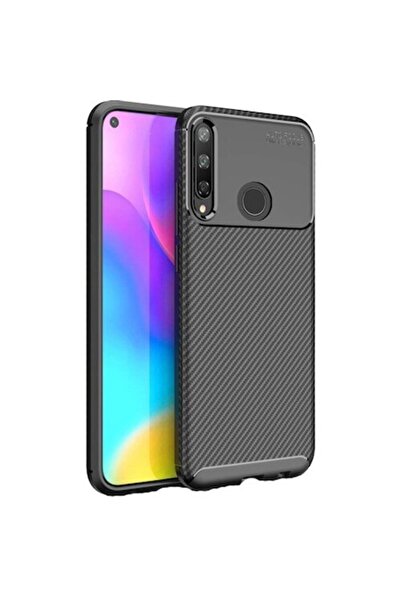 OEM Case for Huawei P40 Lite E - Silicone Shockproof Carbon Fiber, Gekko Auto...
