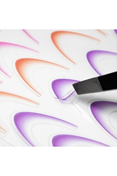 GIRLS CORNER Sticker Ombre French Smile Multicolor