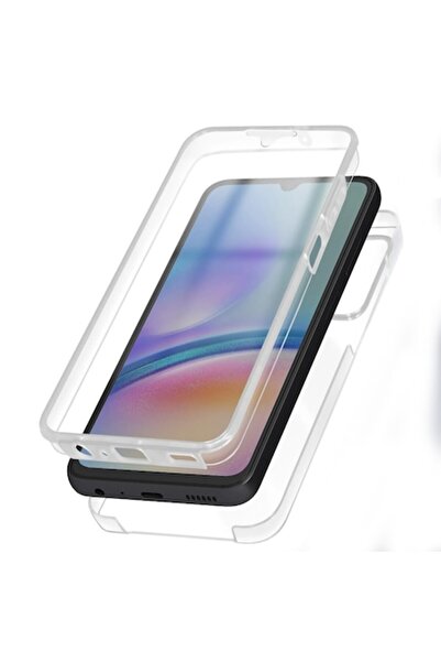 Gekko Mobile Husă transparentă 360° pentru Samsung A25 (față din silicon, spa...