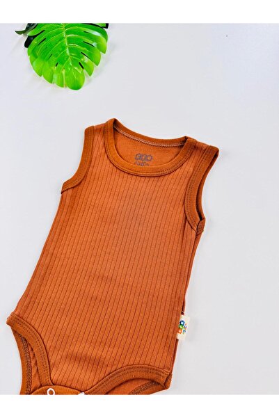 EFU BABY 100% Cotton Corded Fabric Straps Baby Undershirt Bodysuit