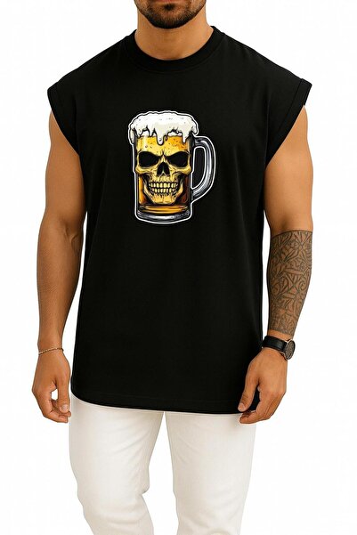 Bahriyeli Collection قصة فضفاضة فومي سكل بير جست مطبوع أتليت