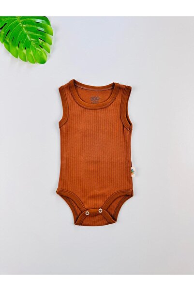 EFU BABY 100% Cotton Corded Fabric Straps Baby Undershirt Bodysuit