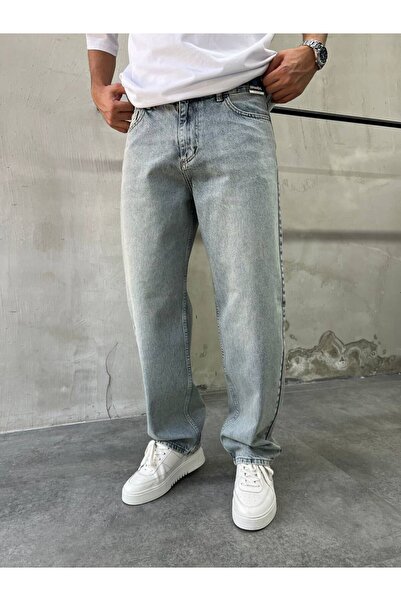 XPUPPETWEAR Light Blue Stonewashed Baggy Jean K-16