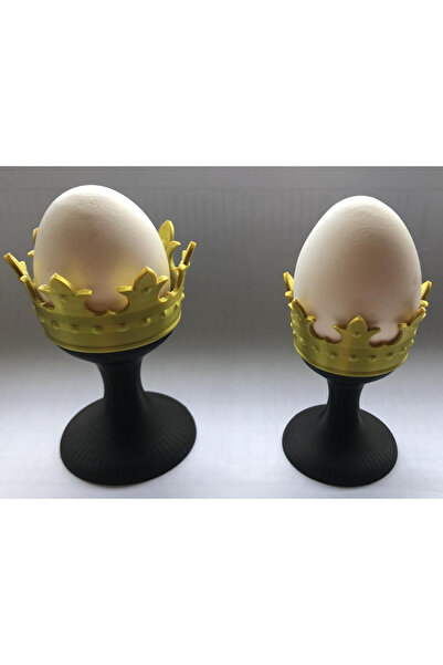 HasFar Tech 2-Piece Presentation Egg Cup Royal Crown Egg Cup