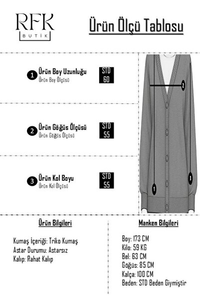 RFK Butik Women's Skirt Top with Bow Detail Pinterest Hijab Cardigan - White