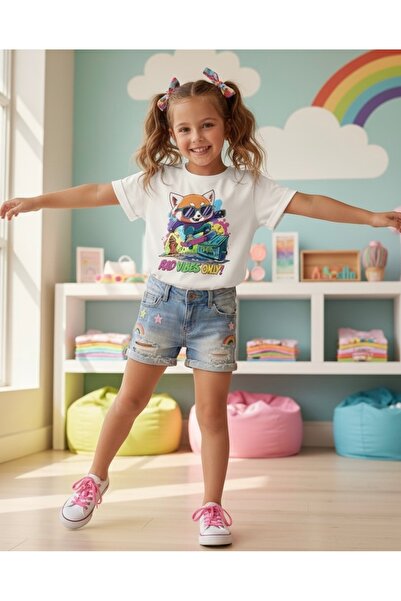 Tiny and Co تي شيرت للأطفال من RAD VIBES B مطبوع