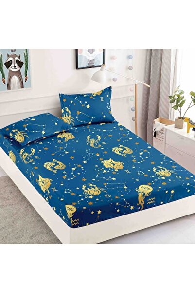 MHR Fitted sheet and 2 pillowcases, 2-person, 3-piece, 180x200 cm, Multicolor